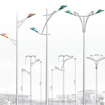 路燈杆設備成品展示